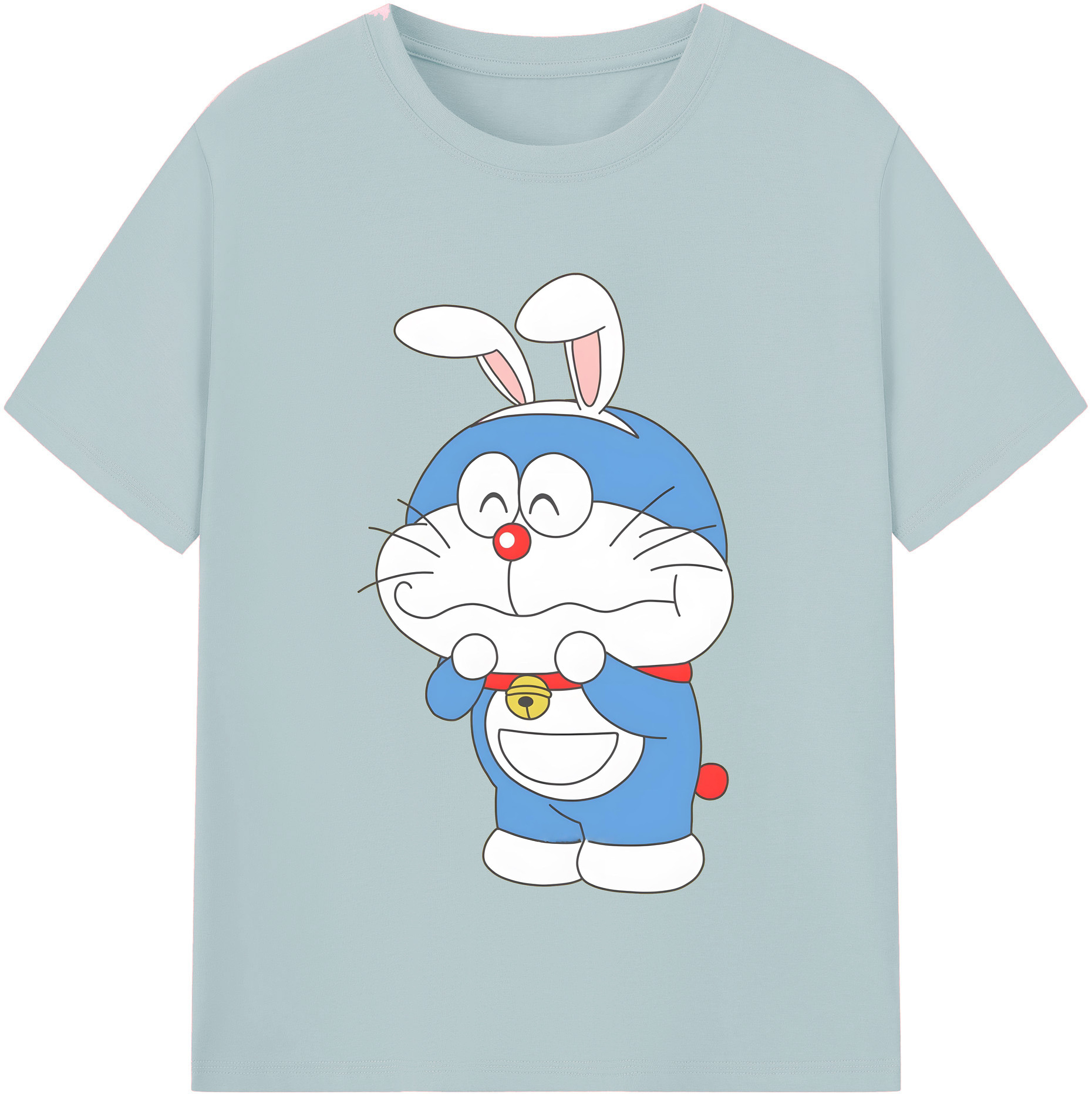 （画像用） ドラえもん Doraemon 綿100％半袖Tシャツ（フロントプリント）